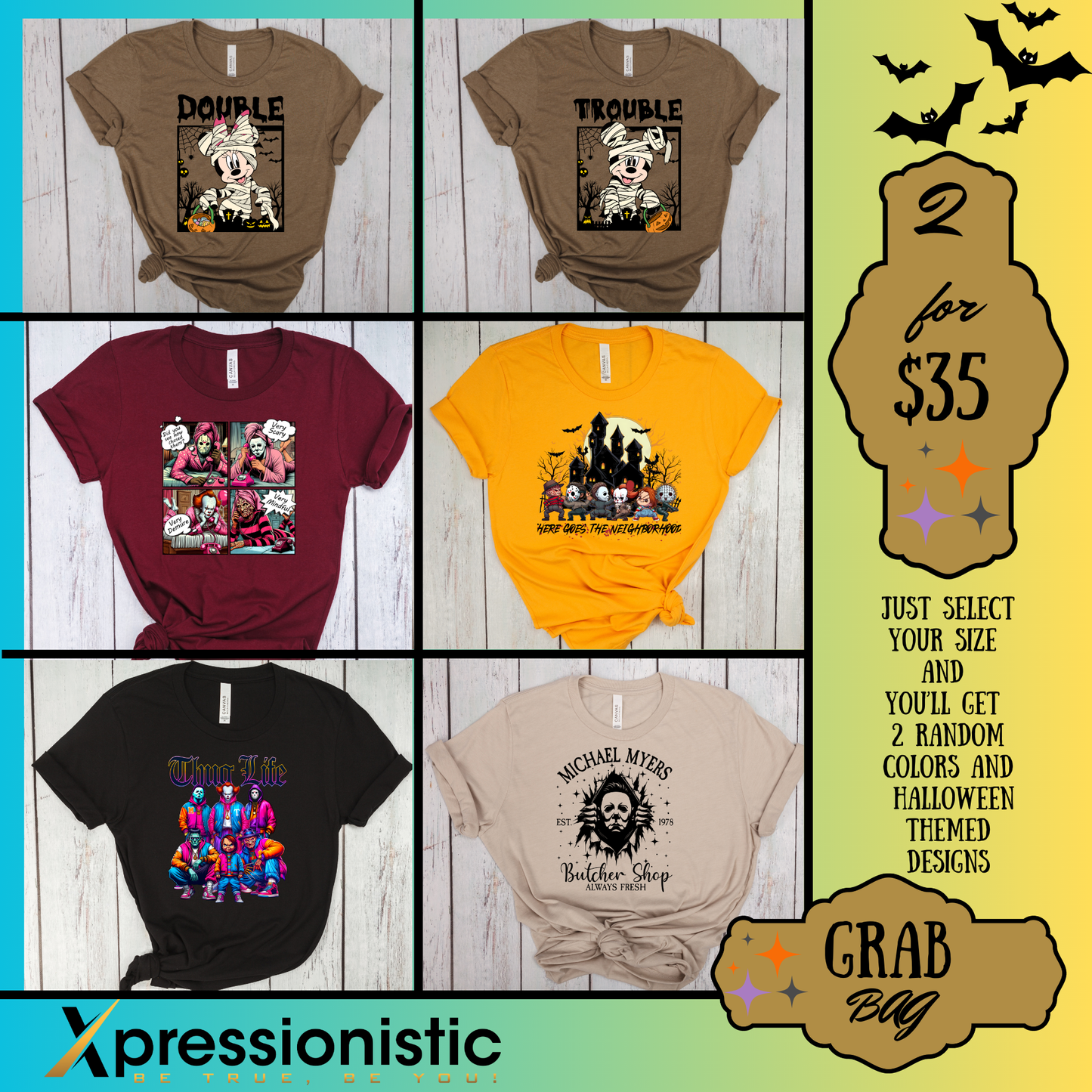 Halloween Grab Bag 2 for $35