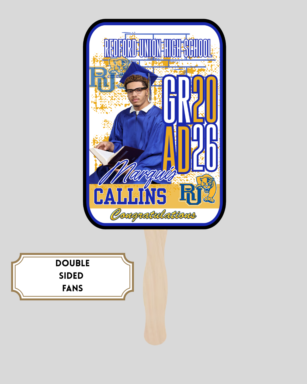 FANS SET OF 10 (DOUBLE SIDED)