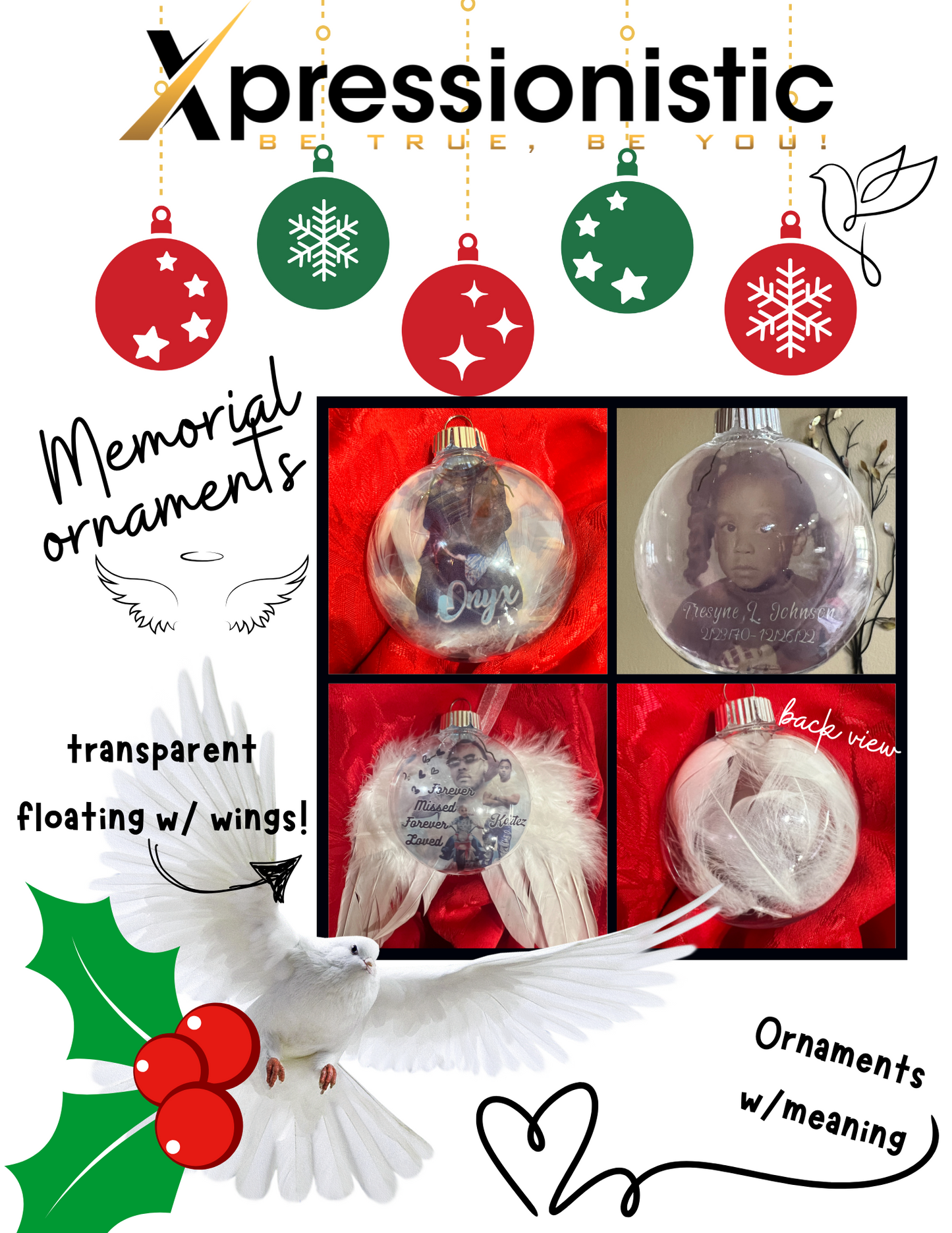 Custom Memorial Ornament