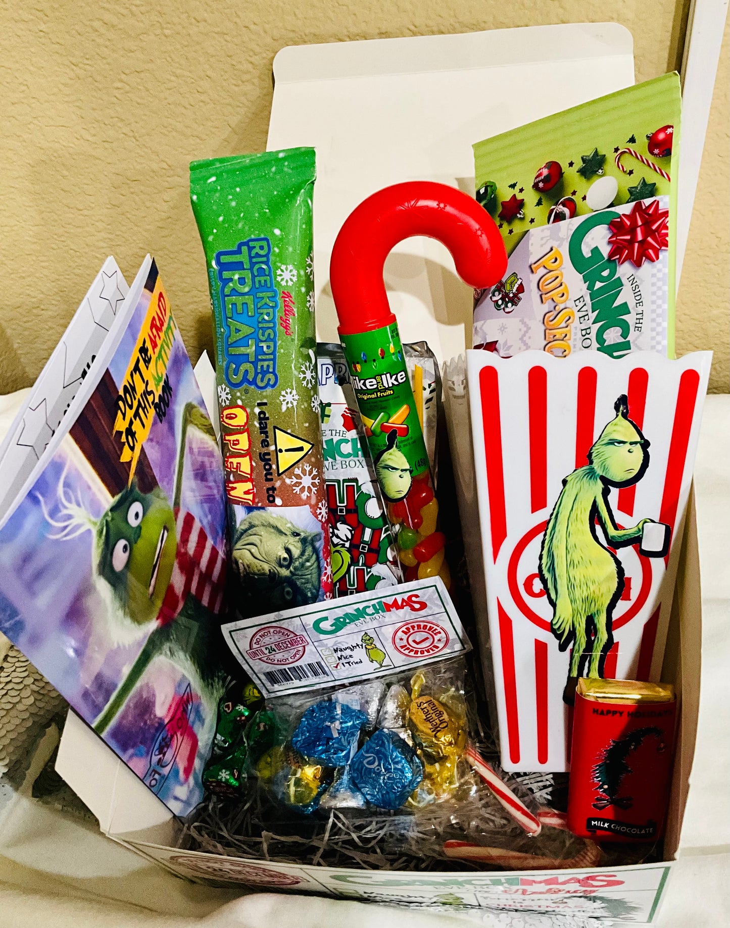 Custom -Mean One- Christmas Eve Box w/goodies