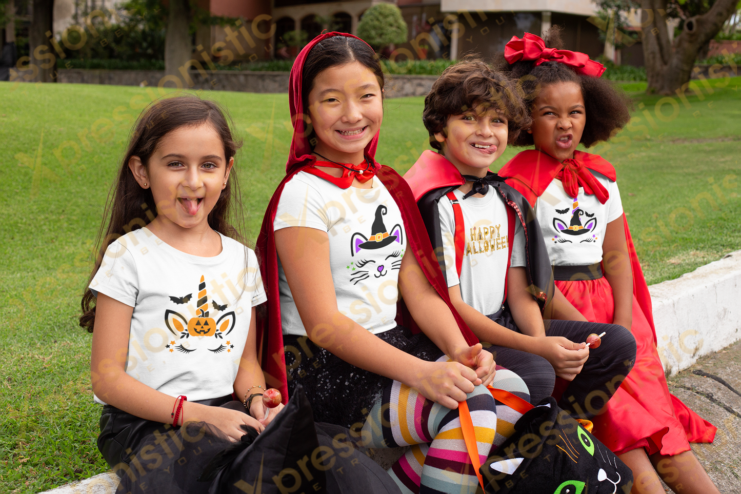 Unicorn, Cat & Witch Style Halloween