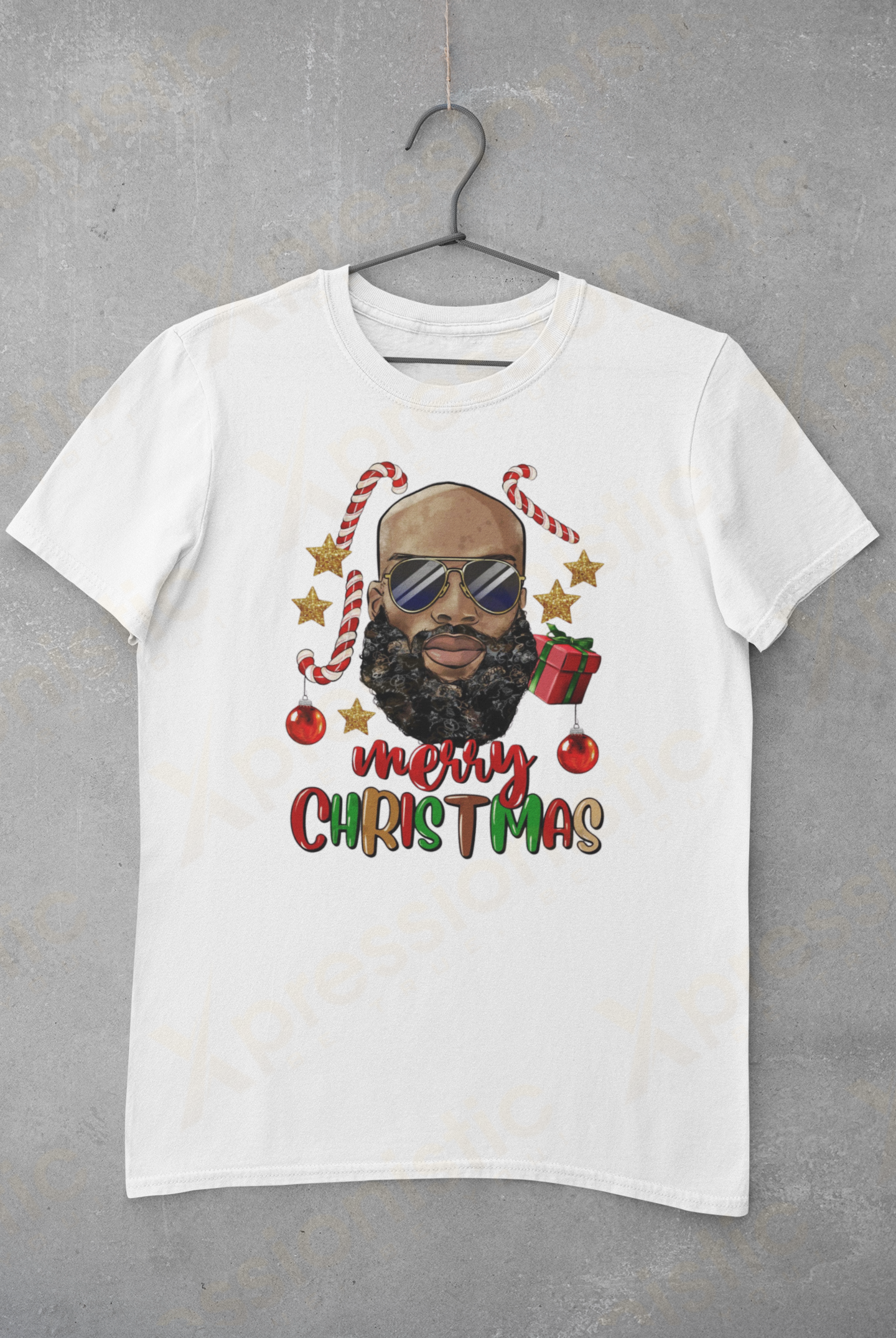 Man w/Bald Head Christmas
