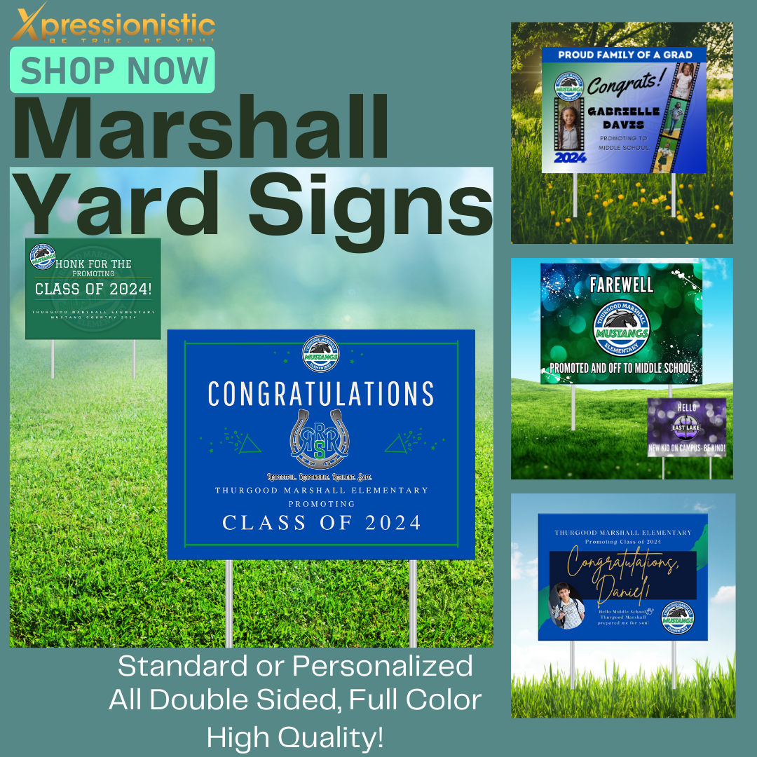 Yard Signs for your promoting 6th Grader!