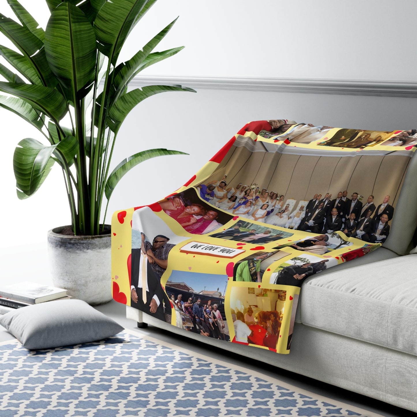 Custom Sherpa Blanket 30x40'' (3 sizes Available)