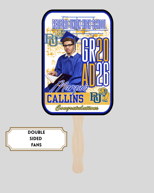 FANS SET OF 10 (DOUBLE SIDED)