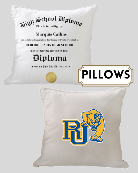 Grad Diploma Pillow