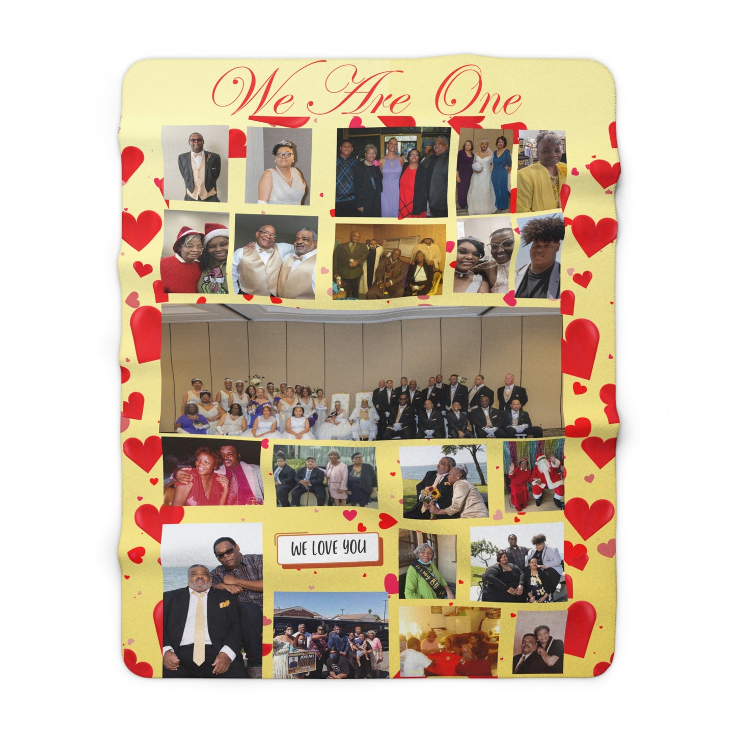 Custom Sherpa Blanket 30x40'' (3 sizes Available)