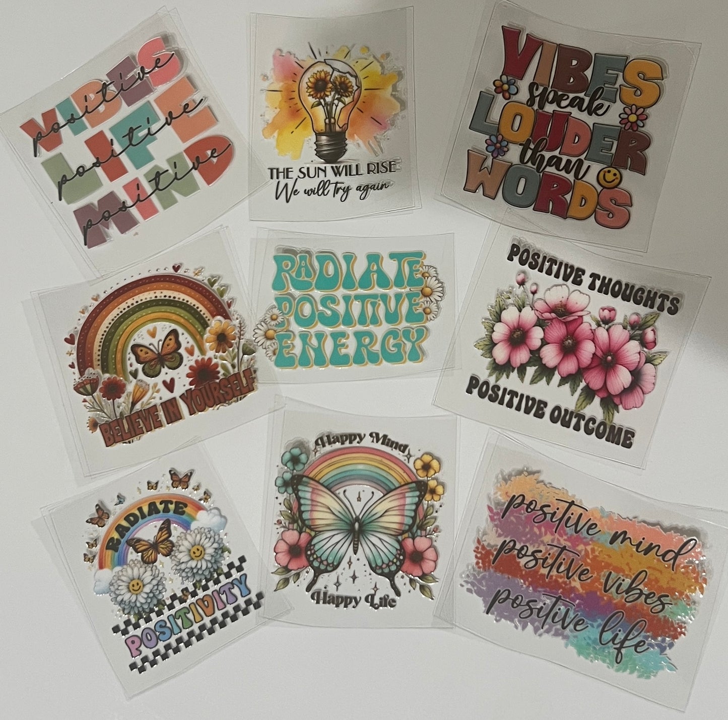 Affirmation Waterproof 3D decal/stickers