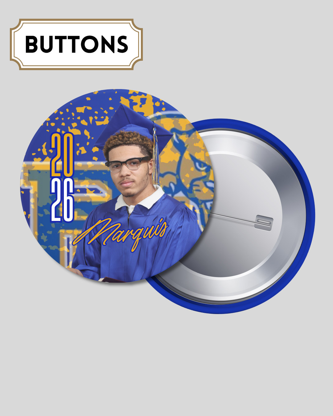 Grad Buttons