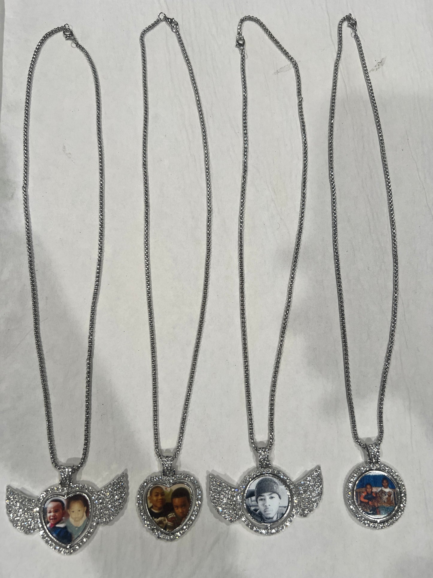 Custom SILVER Rotating Necklace