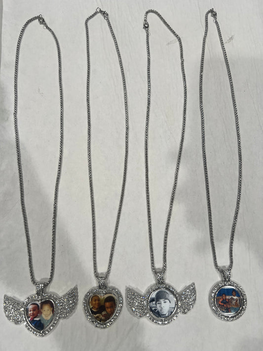 Custom SILVER Rotating Necklace