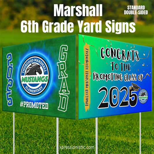 Marshall Standard Yard Sign (Double Sided)