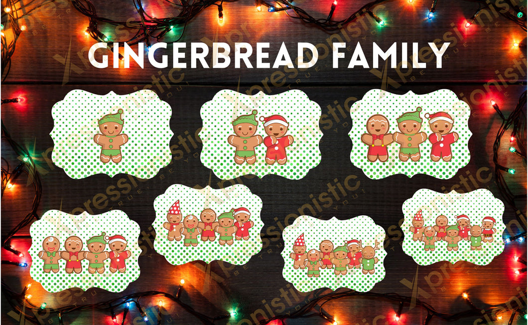 Gingerbread Family Ornament