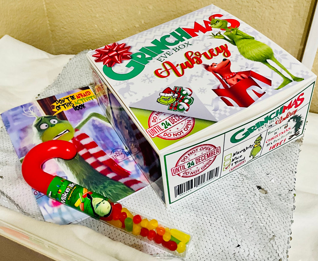 Custom -Mean One- Christmas Eve Box w/goodies