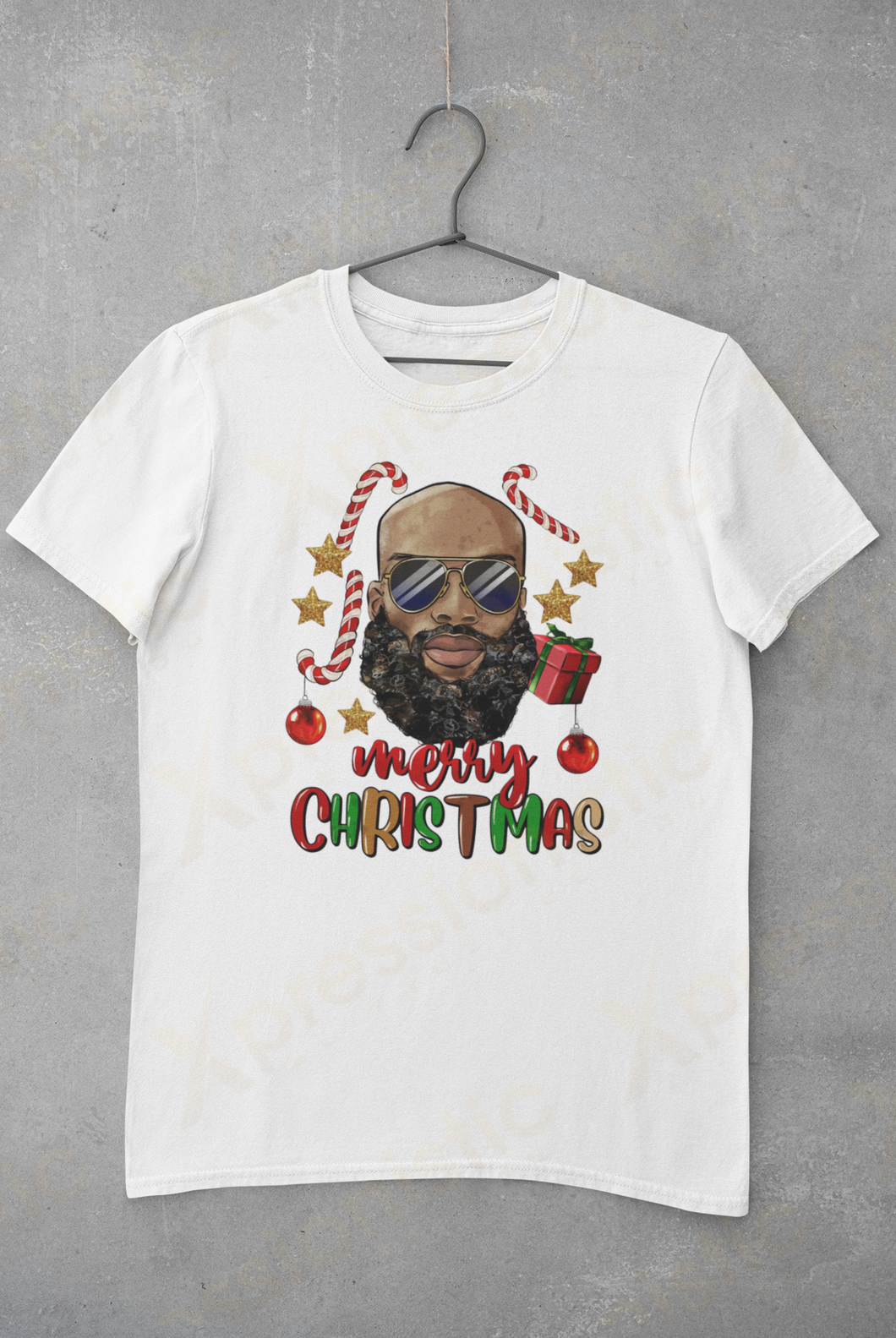 Man w/Bald Head Christmas